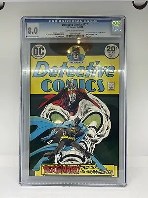 Buy Detective Comics #437 CGC 8.0 White Pages 1st Manhunter • 93.19£