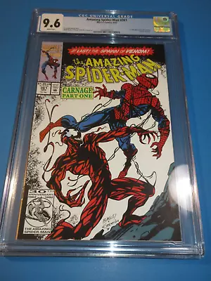 Buy Amazing Spider-man #361 1st Carnage Key  CGC 9.6 NM+ Gorgeous Gem Wow • 162.30£