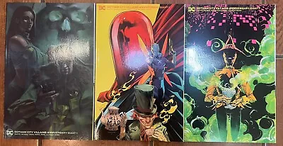 Buy DC Comics Gotham City Villains Anniversary Giant #1 2022 Variants B & E & F NM+ • 7.99£