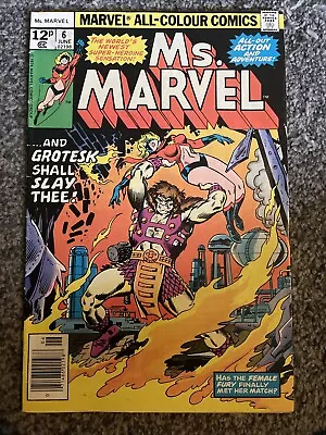 Buy Ms. Marvel #6 John Buscema Cover! Marvel 1977 • 3£