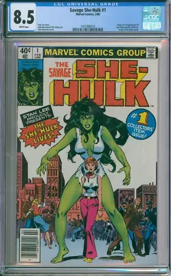 Buy Marvel Comics Savage She-Hulk #1 CGC 8.5 1st Appearance Of She-Hulk • 65.98£