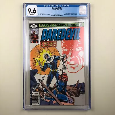 Buy Daredevil #160 (1979) CGC 9.6, Bullseye, Black Widow, Peter Parker, Frank Miller • 58.25£