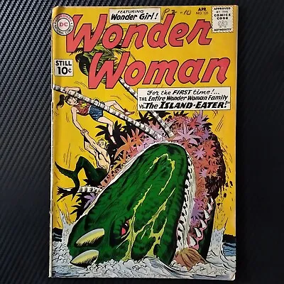 Buy 1961 Wonder Woman DC Comic Book #121  The Island Eater  Island Girl • 50.67£