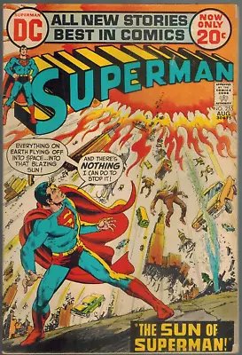 Buy Superman 255  The Sun Of Superman!  VG  1972 DC Comic • 4.62£