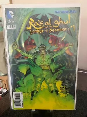 Buy DC Comics Batman & Robin #23.4 (Ra's Al Ghul, 3D Lenticular Motion Cover) • 5£