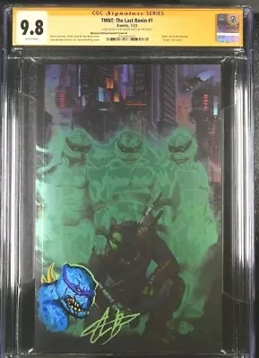 Buy TMNT Last Ronin 1 Aaron Bartling Foil LA Mole CGC 9.8 Signed Sketched Slash  • 349.44£