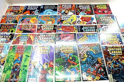 Buy JUSTICE LEAGUE AMERICA DC Comic Book Lot 81-113 Complete Run MINUS 99 From 93-96 • 27.95£