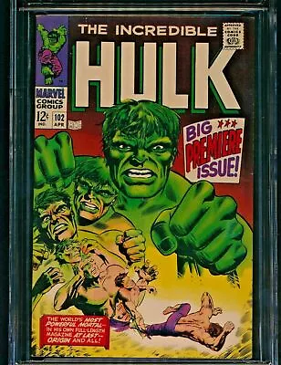 Buy Hulk #102 CGC 9.2 Marvel 1968 1st Issue! Avengers! Iron Man! K12 111 Cm Clean • 733.90£