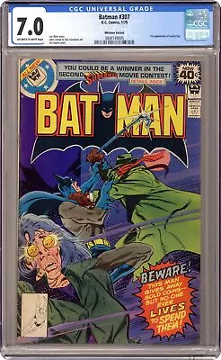 Buy Batman Whitman #307 CGC 7.0 1979 3806149005 • 41.94£