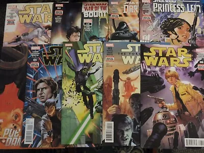 Buy 20 X Marvel Star Wars Comics Job Lot C - Darth Vader, Dameron, Aphra, Luke, Leia • 35£