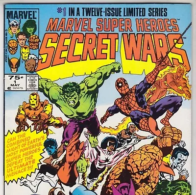 Buy MARVEL SUPER-HEROES SECRET WARS #1 FN 1984 Galactus Error Variant Copper Age • 15.52£