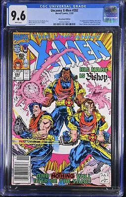 Buy UNCANNY X-MEN #282 CGC 9.6 NEWSSTAND!  1st BISHOP 1991 Marvel ❌️🔑❌️🔑❌️ • 97.07£