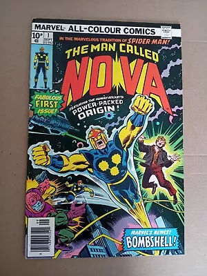 Buy The Man Called Nova # 1. Origin &1st App Of Nova,1st Ginger Jaye.1976 Marvel VF+ • 89.99£