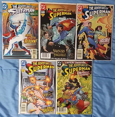 Buy Adventures Of Superman #576,577,578,579,580 NM Full Run Lot Set • 7.76£