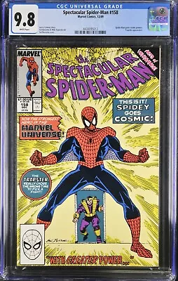 Buy Spectacular Spider-Man #158 Marvel Comics, 12/89 CGC 9.8 • 100.95£