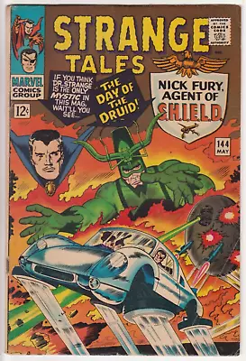 Buy Strange Tales #144, Marvel Comics 1966 VG/FN 5.0 Ditko Dr Strange! Kirby Fury • 15.53£