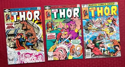 Buy Mighty Thor Lot #293 FN, #295 FN+, #296 VF- 1980 Marvel • 8.53£