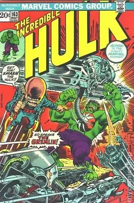 Buy Incredible Hulk #163 VG+ 4.5 1973 Stock Image Low Grade • 7.77£
