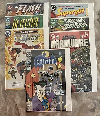 Buy VTG DC Comic Book Lot Of 7 Supergirl Detective Flash Green Lantern Batman ‘86-02 • 20.97£
