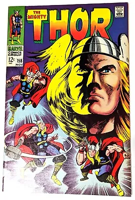 Buy The Mighty Thor #158 Cover Jack Kirby - Story Stan Lee • 34.95£