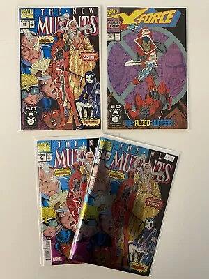 Buy The New Mutants 98 1st Appearance Of Deadpool High Grade + X-Force #2 MARVEL • 368.89£