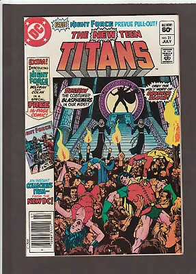 Buy New Teen TITANS #21 (1982) 1st BROTHER BLOOD / NM- News Stand Edition (9.2) • 10.09£