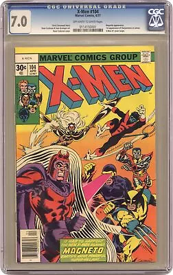 Buy Uncanny X-Men #104 CGC 7.0 1977 0114150001 1st App. Starjammers • 120.59£
