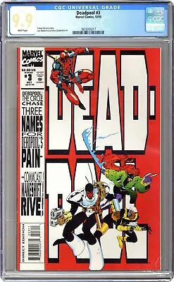 Buy Deadpool The Circle Chase #3 CGC 9.9 1993 3823055017 • 551.39£