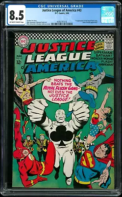 Buy Justice League Of America 43 - CGC 8.5 (1st Appearance Of Royal Flush Gang) • 330.06£
