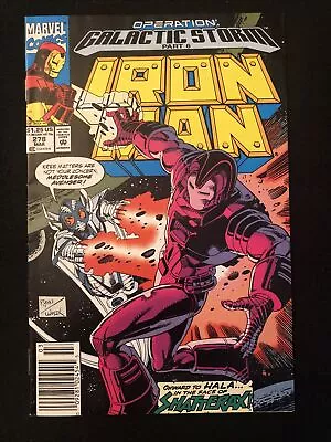 Buy Iron Man 278 7.0 1992 Marvel 1992 Newsstand 1st Shatterax Vx • 6.98£