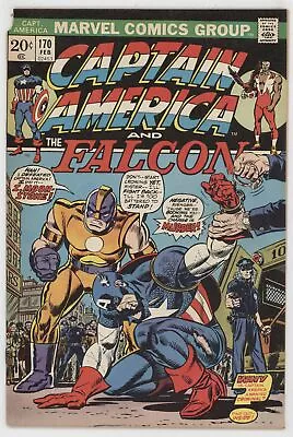 Buy Captain America 170 Marvel 1974 FR GD Falcon Black Panther Moonstone • 2.57£