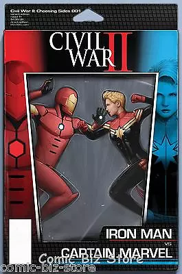 Buy Civil War Ii Choosing Sides #1 (of 6) (2016) Action Figure Variant Cover Cw2 • 2.35£