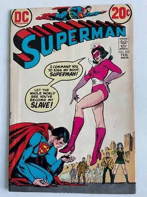 Buy Superman # 261 DC Comics 1973 Star Sapphire Dominatrix Cover • 28£