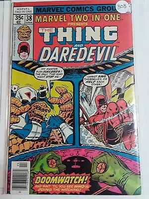 Buy The Thing And Daredevil #38  Comic Book 1978 Newstand • 9.90£