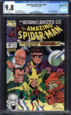 Buy Amazing Spider-man #337 Cgc 9.8 White Pages // Marvel Comics 1990 Id: 62019 • 77.66£