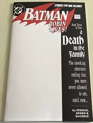 Buy Batman #428 Robin Lives Facsimile Blank Variant Dc Comics (2024) Joker & Bagged • 12.97£
