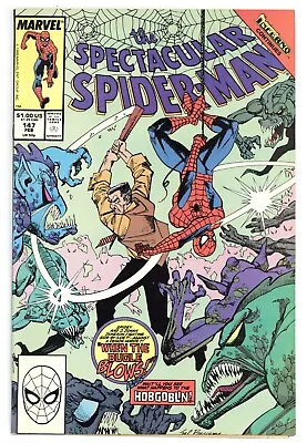 Buy Spectacular Spider-Man  # 147   NEAR MINT-   Feb. 1989   1st Brief App. New Hobg • 26.45£