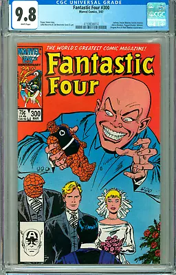 Buy FANTASTIC FOUR 300 CGC 9.8 WP PUPPET MASTER HUMAN TORCH New Case MARVEL 1987 • 51.49£