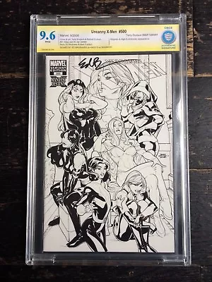 Buy Uncanny X-Men #500 1:200 Dodson Sketch Variant Signed By Ed Brubaker CBCS 9.6    • 234£