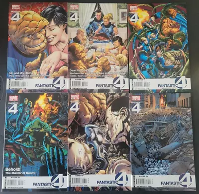 Buy Fantastic Four #563 564 565 566 567 568 (2009) Mark Millar! Bryan Hitch Set Of 6 • 11.64£