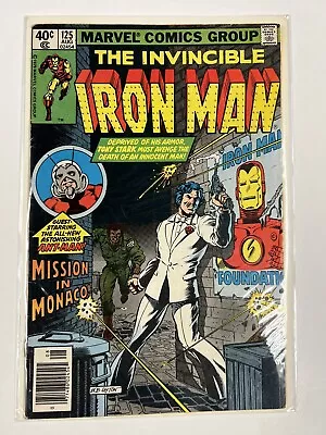 Buy Marvel Comics Iron Man #125 1979 1st Cover App Of James Rhodes Ant Man • 6.21£