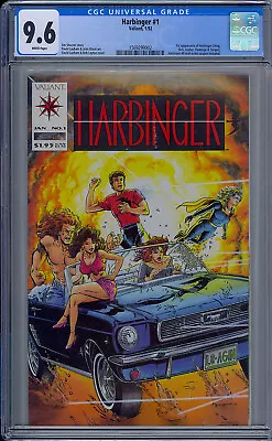 Buy Harbinger #1 Cgc 9.6 1st Appearance Harbinger 1992 Valiant • 147.56£