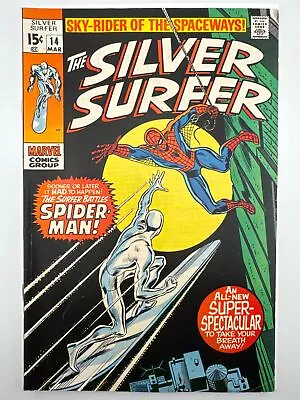 Buy Silver Surfer #14 Vs Spider-Man - Fine 6.0 • 73£
