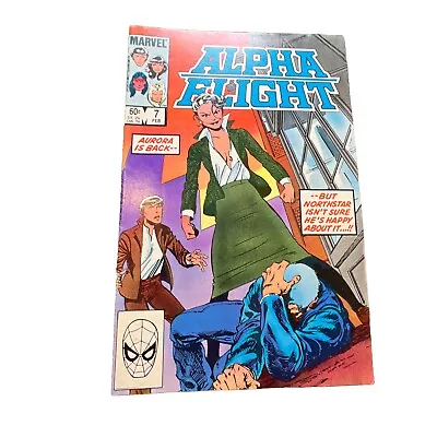 Buy Alpha Flight Comic Book #7 Marvel Origin Of Snowbird 1984 • 31.11£
