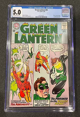Buy Green Lantern #35, CGC 5.0, Off White T White, 1st Appearance Aerialist • 46.59£