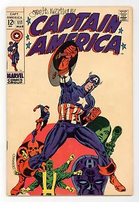 Buy Captain America #111 GD/VG 3.0 1969 • 38.83£