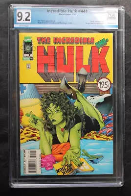 Buy Incredible Hulk #441 (Marvel 1996) She- Hulk Pulp Fiction Cover PGX 9.4 Not CGC • 31.06£