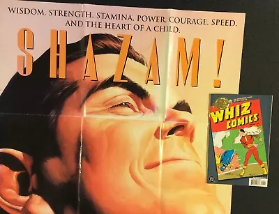 Buy WHIZ COMICS #2 Comic CAPTAIN MARVEL 1st APP Reprint +ALEX ROSS Shazam POSTER • 15.52£