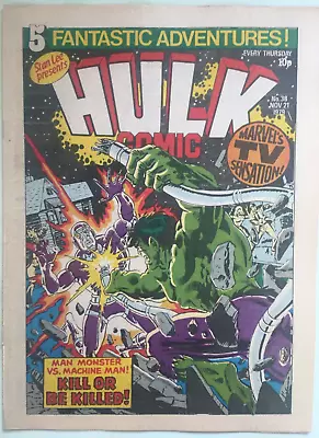 Buy Hulk Comic #38 - VG/FN (Marvel UK) • 2.99£
