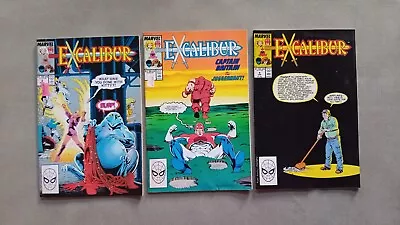 Buy Excalibur #2-#4 1988, 1989 Claremont & Davis Marvel Comics • 9.50£